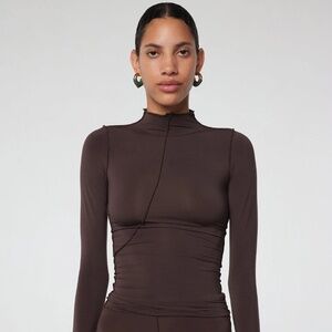 The Line by K Zane Top in Chocolate Brown